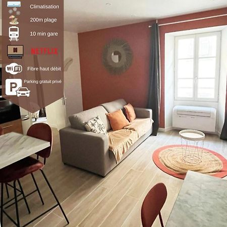 Sublime T2/ Cosy/ Clim/ Parking/Plage Menton Buitenkant foto